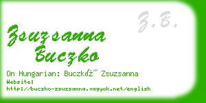 zsuzsanna buczko business card